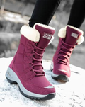 Bota de Inverno Feminina Sport com Forro de Pelúcia – Impermeável e Confortável